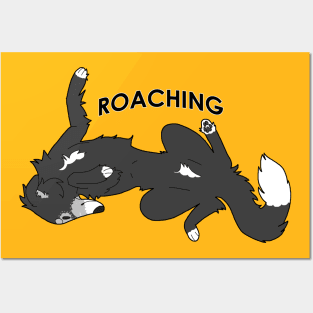 Black Silken Windhound Roach Posters and Art